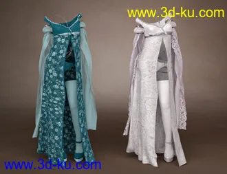 3D打印模型dForce Nightingale Outfit Textures的图片