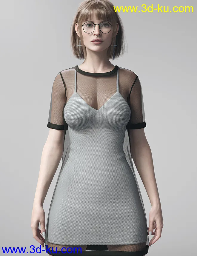 dForce November Outfit for Genesis 8 Female(s)模型的图片2
