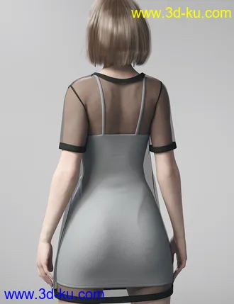 3D打印模型dForce November Outfit for Genesis 8 Female(s)的图片