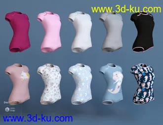 3D打印模型dForce Onesie for Genesis 8的图片