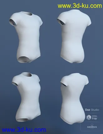 3D打印模型dForce Onesie for Genesis 8的图片