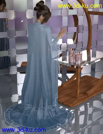 3D打印模型dForce Opera Outfit for Genesis 8 Female(s)的图片