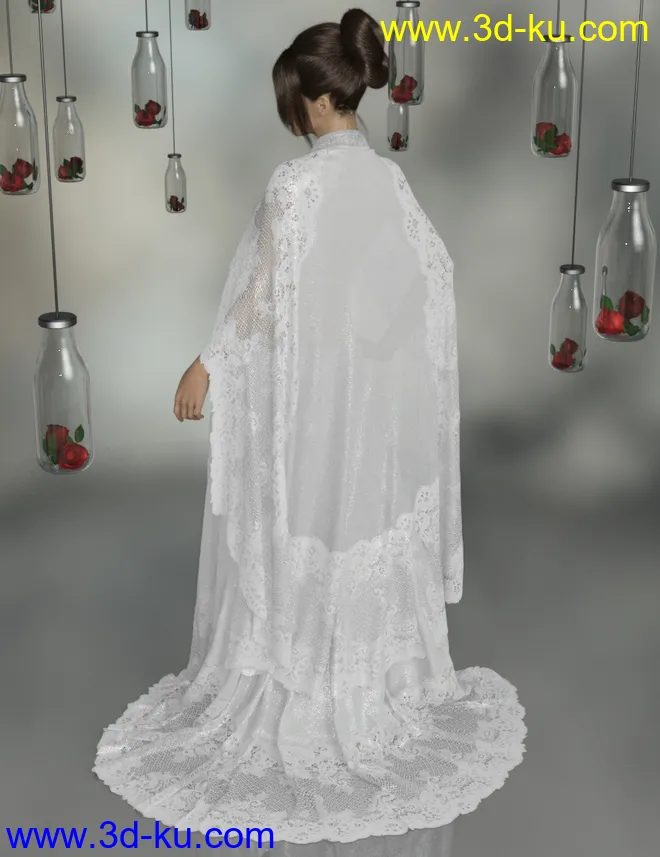 dForce Opera Outfit for Genesis 8 Female(s)模型的图片5