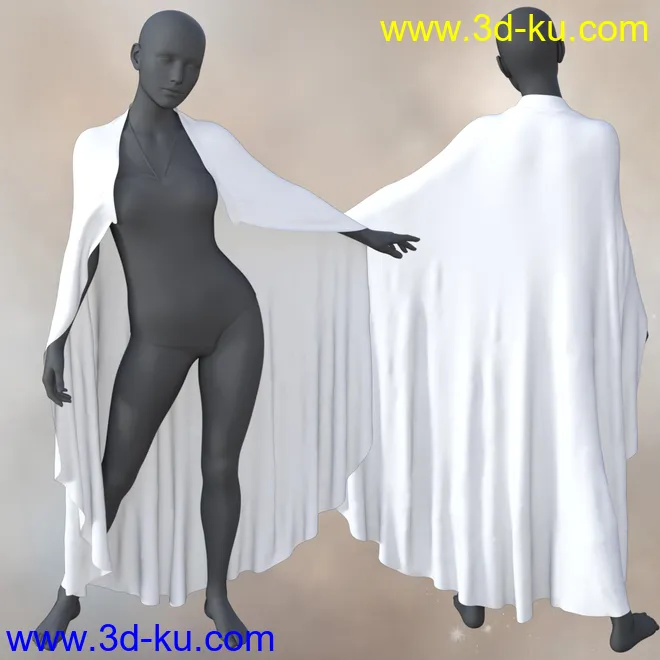 dForce Opera Outfit for Genesis 8 Female(s)模型的图片9