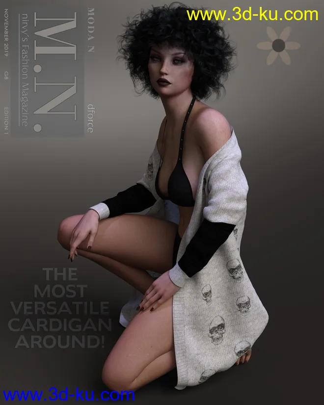 dforce Overload Cardigan G8模型的图片1