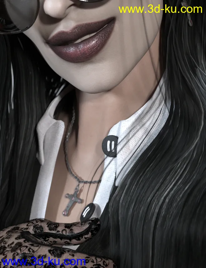 dForce Playful Witchy Outfit for Genesis 8 Female(s)模型的图片8