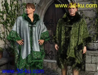 3D打印模型dForce Real Fur Poncho Texture Expansion的图片