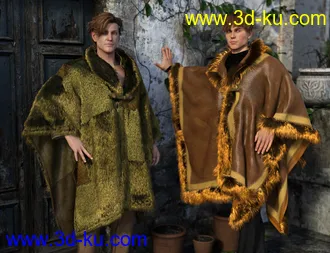 3D打印模型dForce Real Fur Poncho Texture Expansion的图片