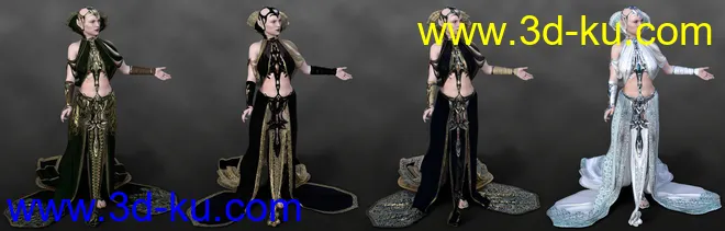 dForce Ridge Outfit for Genesis 8 Female模型的图片7