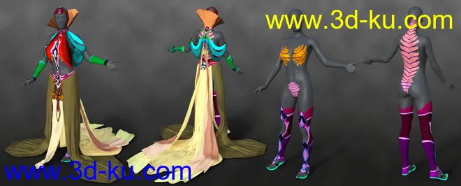 dForce Ridge Outfit for Genesis 8 Female模型的图片13