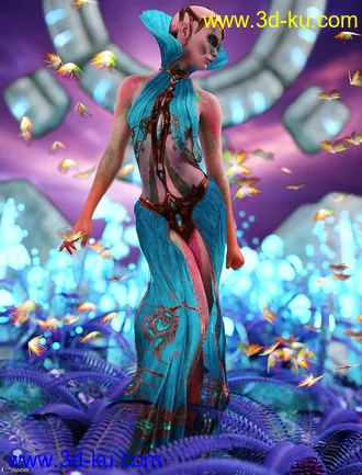 3D打印模型dForce Ridge Outfit for Genesis 8 Female的图片