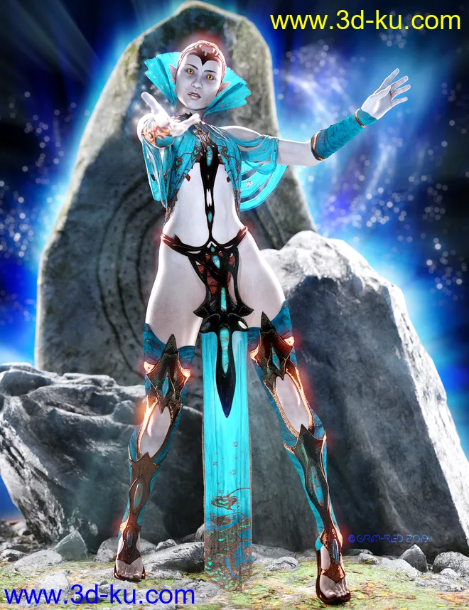 dForce Ridge Outfit for Genesis 8 Female模型的图片17