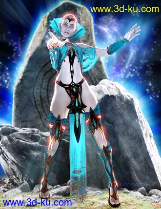 3D打印模型dForce Ridge Outfit for Genesis 8 Female的图片
