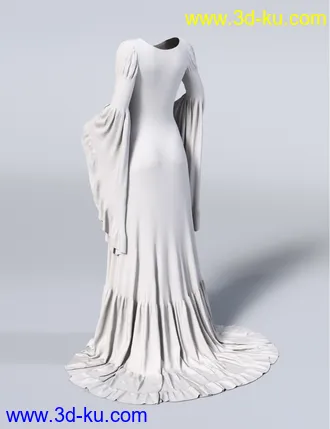 3D打印模型dForce Rochelle Gown for Genesis 8 Female(s)的图片