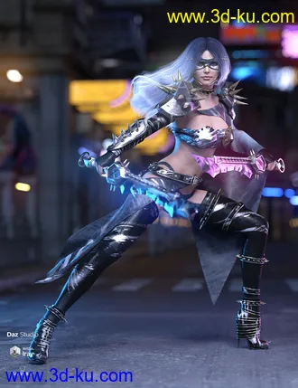 3D打印模型dForce Silk Shadow Outfit for Genesis 8 Female(s)的图片