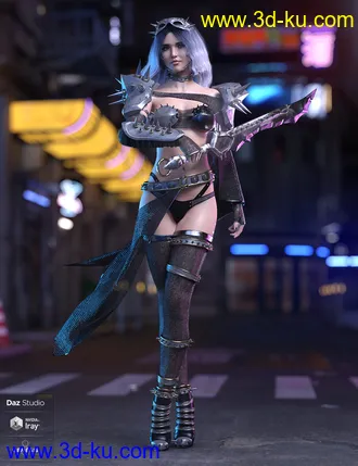 3D打印模型dForce Silk Shadow Outfit Textures的图片