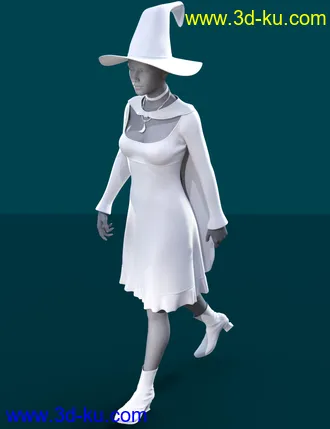3D打印模型dForce Sorceress Outfit for Genesis 8 Female(s)的图片