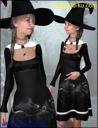 3D打印模型dForce Sorceress Outfit Textures的图片