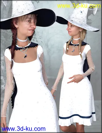 3D打印模型dForce Sorceress Outfit Textures的图片