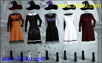 3D打印模型dForce Sorceress Outfit Textures的图片