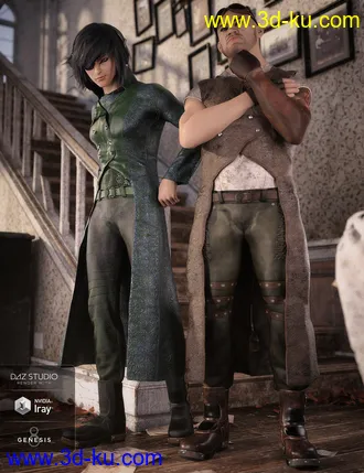 3D打印模型dForce Tepes Outfit Textures的图片