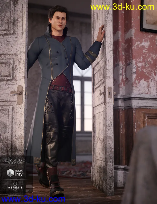 dForce Tepes Outfit Textures模型的图片2