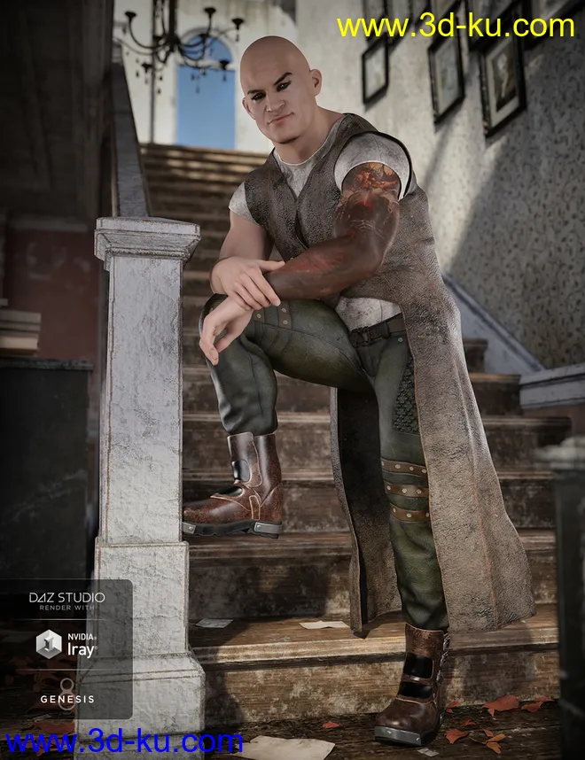 dForce Tepes Outfit Textures模型的图片5