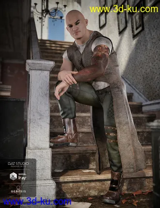 3D打印模型dForce Tepes Outfit Textures的图片