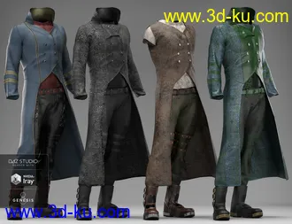 3D打印模型dForce Tepes Outfit Textures的图片
