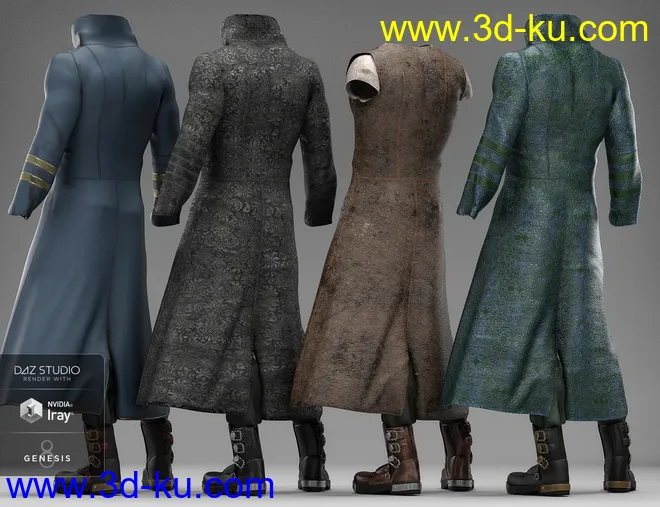 dForce Tepes Outfit Textures模型的图片7