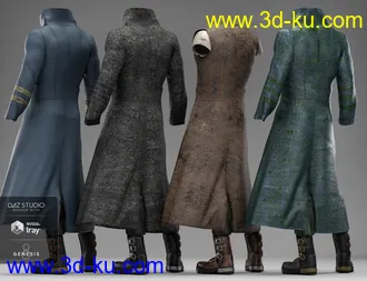 3D打印模型dForce Tepes Outfit Textures的图片