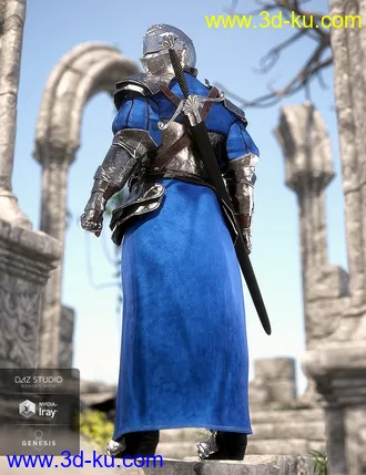 3D打印模型dForce The Bellowtalons Knight Outfit for Genesis 8 Male(s)的图片