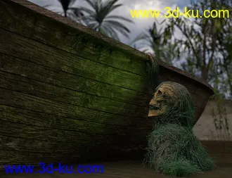 3D打印模型dForce Thicket for Genesis 8 Male的图片