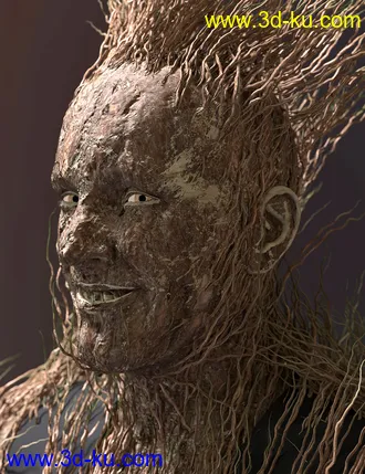 3D打印模型dForce Thicket for Genesis 8 Male的图片