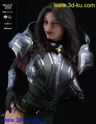 3D打印模型dForce Valerya Outfit for Genesis 8 Female(s)的图片