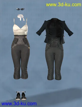 3D打印模型dForce Vintage Soda HD Outfit for Genesis 8 Female(s)的图片