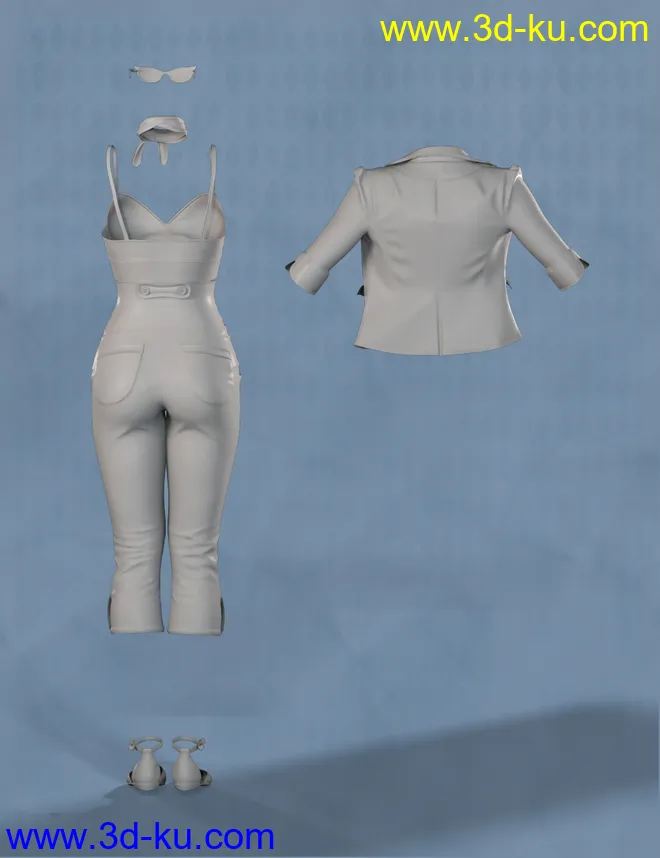 dForce Vintage Soda HD Outfit for Genesis 8 Female(s)模型的图片6