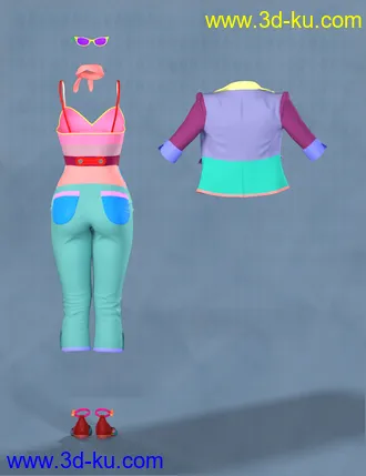 3D打印模型dForce Vintage Soda HD Outfit for Genesis 8 Female(s)的图片