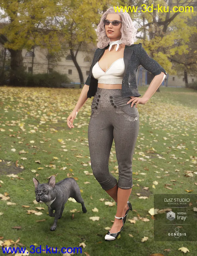 dForce Vintage Soda HD Outfit for Genesis 8 Female(s)模型的图片9