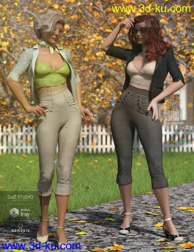 dForce Vintage Soda HD Outfit for Genesis 8 Female(s)模型的图片13
