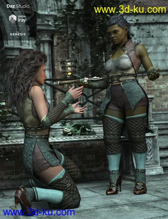 3D打印模型dForce Wind Guardian Outfit for Genesis 8 Female(s)的图片