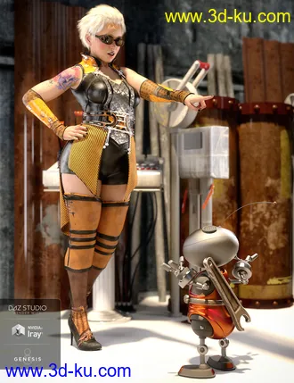 3D打印模型dForce Wind Guardian Outfit Textures的图片