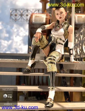 3D打印模型dForce Wind Guardian Outfit Textures的图片