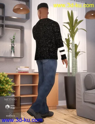 3D打印模型dForce Winston Avenue Outfit for Genesis 8 Male(s)的图片