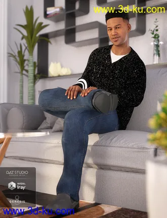 3D打印模型dForce Winston Avenue Outfit for Genesis 8 Male(s)的图片