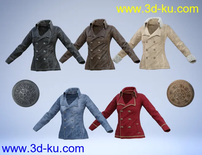 dForce Winter Trendy Outfit Add-On模型的图片5