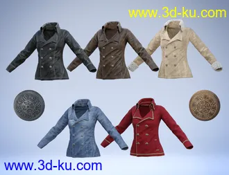 3D打印模型dForce Winter Trendy Outfit Add-On的图片