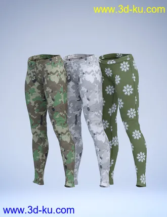 3D打印模型dForce Winter Trendy Outfit Add-On的图片