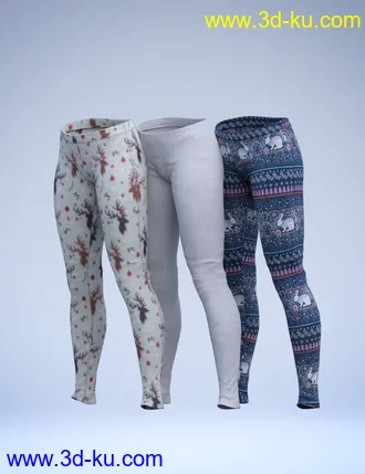 3D打印模型dForce Winter Trendy Outfit Add-On的图片