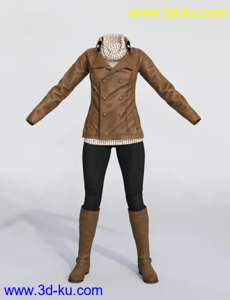 3D打印模型dForce Winter Trendy Outfit for Genesis 8 Female(s)的图片